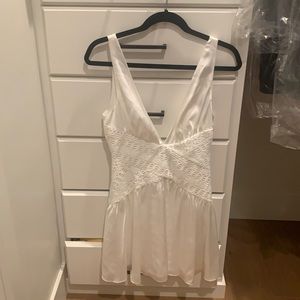 White formal dress